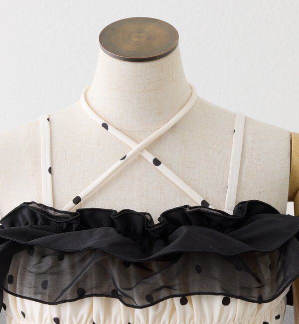  「swimwear/フリルオフショル＋フレアミニスカート(3点セット)」|その他|