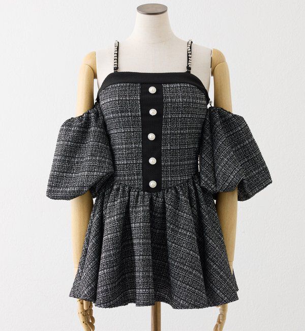  「swimwear/オフショルミニワンピース（2点セット)」|その他|