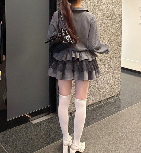  「裾ティアードシャツワンピース」|シャツ・ブラウス|