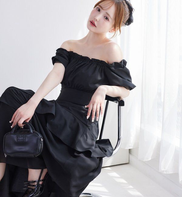  「【リバイバル】イレヘムティアードロングワンピース」|ワンピース|