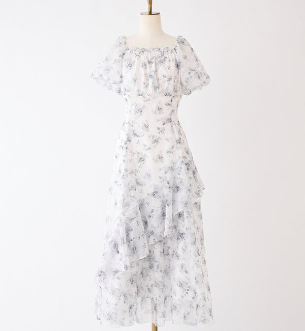  「【リバイバル】イレヘムティアードロングワンピース」|ワンピース|