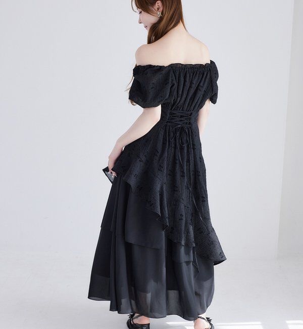  「【リバイバル】イレヘムティアードロングワンピース」|ワンピース|