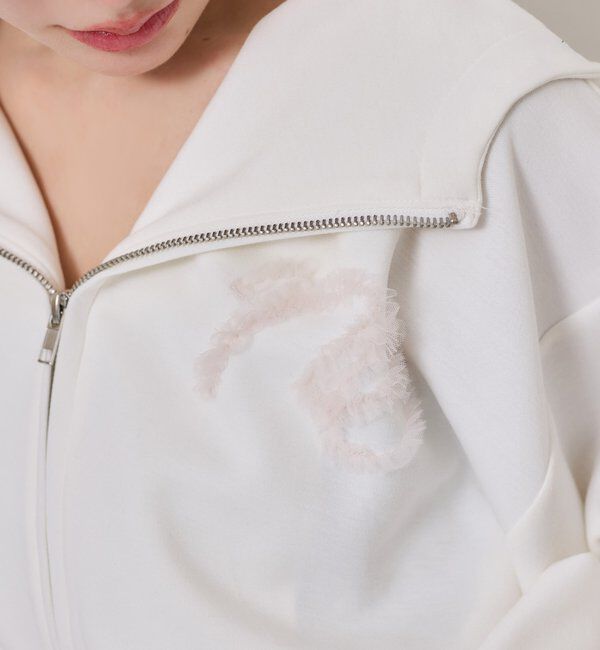  「チュールロゴパーカー」|プルオーバー|