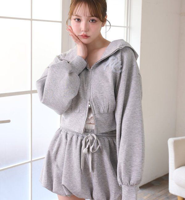  「【セットアップ可能】カットバルーンスカート」|スカート|