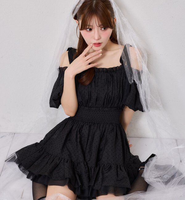  「半袖愛されメロチュニック」|ワンピース|