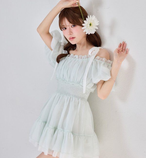  「半袖愛されメロチュニック」|ワンピース|