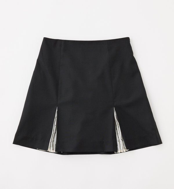  「【セットアップ可能】配色プリーツスカート/SMサイズ展開あり」|スカート|