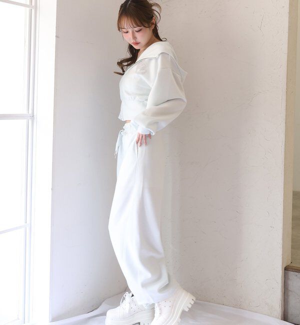  「【セットアップ可能】ウエストレースカットパンツ」|その他|