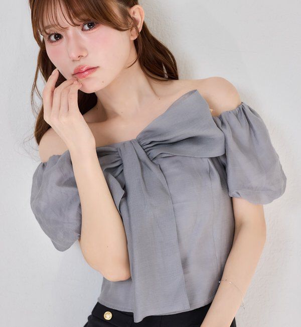  「ビッグリボンブラウス」|シャツ・ブラウス|