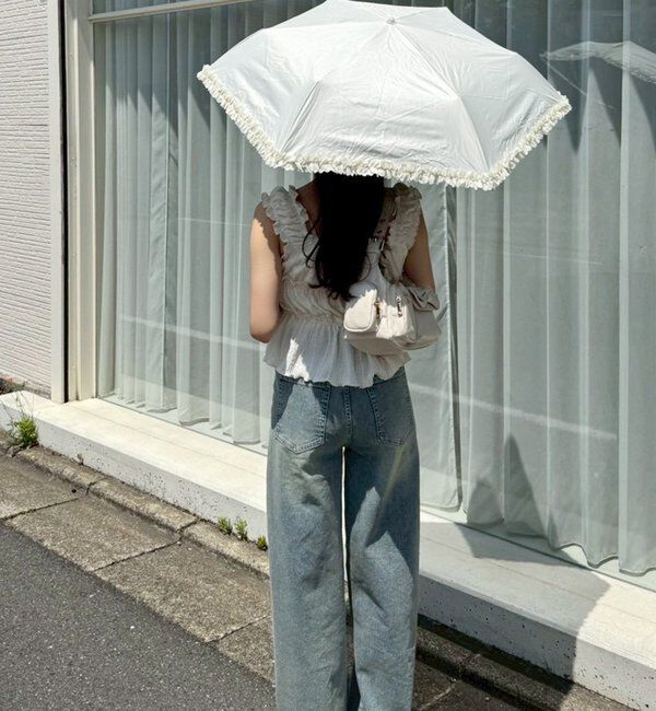  「晴雨兼用/フリル日傘」|その他|