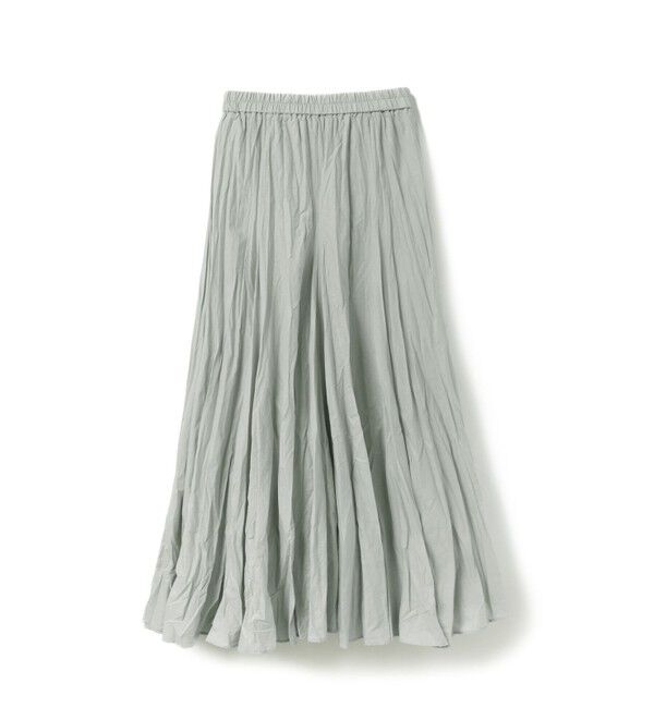 mizuiro ind「mizuiro ind ボリュームフレアスカート」|スカート|グレー