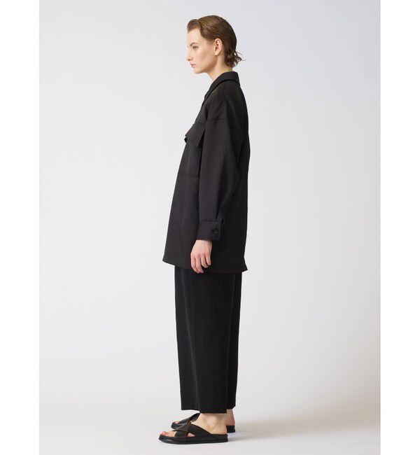 mizuiro ind「mizuiro ind ワークワイドシャツジャケット」|テーラードジャケット|