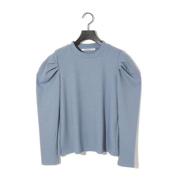 MIDIUMISOLID「MIDIUMISOLID for Ladies パワーショルダーリブプルオーバー」|Tシャツ・カットソー|