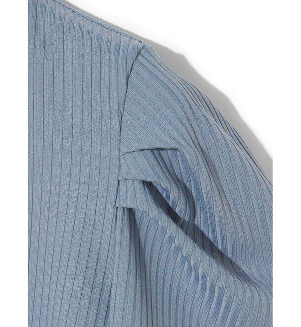 MIDIUMISOLID「MIDIUMISOLID for Ladies パワーショルダーリブプルオーバー」|Tシャツ・カットソー|