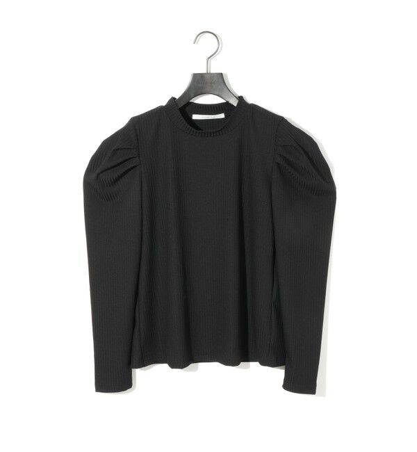 MIDIUMISOLID「MIDIUMISOLID for Ladies パワーショルダーリブプルオーバー」|Tシャツ・カットソー|