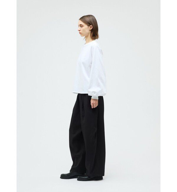 mizuiro ind「mizuiro ind パフスリーブロングT」|Tシャツ・カットソー|