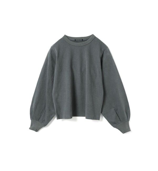 mizuiro ind「mizuiro ind パフスリーブロングT」|Tシャツ・カットソー|ブルーグレー