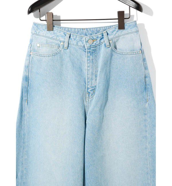 MIDIUMISOLID「MIDIUMISOLID for Ladies バレルレッグワイドデニム」|デニム|