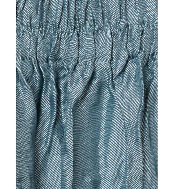 mizuiro ind「mizuiro ind サテンワッシャープリーツスカート」|スカート|