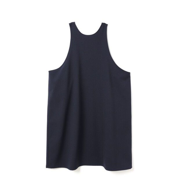 mizuiro ind「mizuiro ind クルーネックチュニックワンピース」|ワンピース|ネイビー