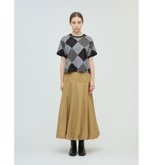 mizuiro ind「mizuiro ind ロングフレアバルーンスカート」|スカート|