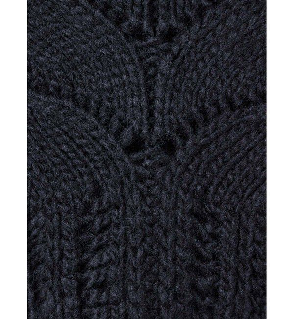 mizuiro ind「mizuiro ind シアーケーブル柄ベスト」|ベスト・ジレ|