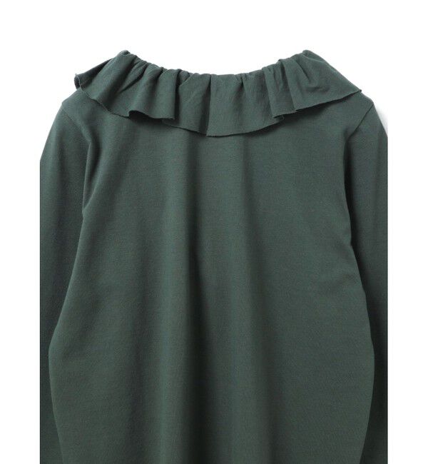 mizuiro ind「mizuiro ind フリルカラーロングスリーブプルオーバー」|Tシャツ・カットソー|