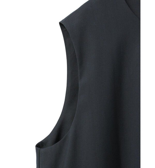 mizuiro ind「mizuiro ind プリーツヘムノースリーブワンピース」|ワンピース|