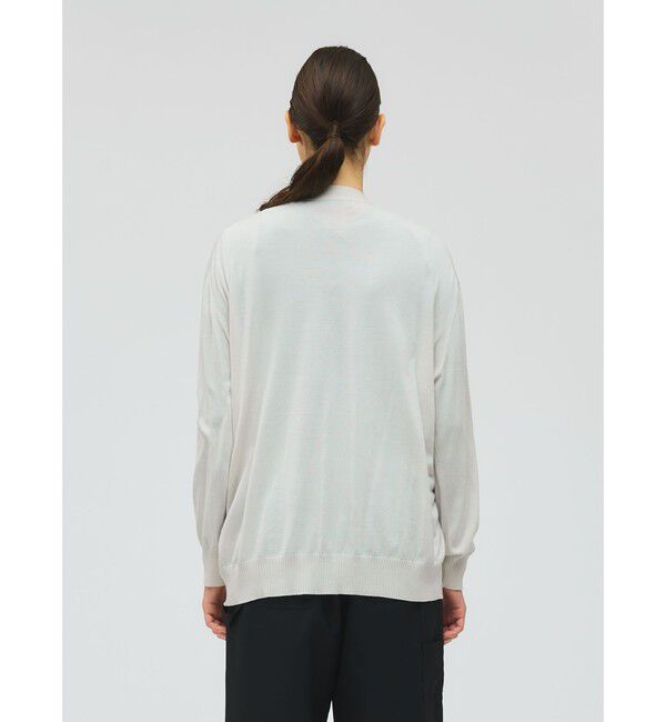 mizuiro ind「mizuiro ind Vネックワイドカーディガン」|カーディガン|