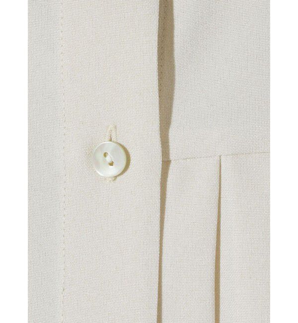 MIDIUMISOLID「MIDIUMISOLID for Ladies アシンメトリープリーツノースリーブワンピース」|ワンピース|