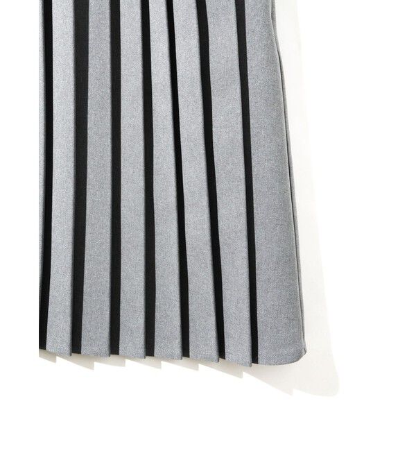 MIDIUMISOLID「MIDIUMISOLID for Ladies アシンメトリープリーツノースリーブワンピース」|ワンピース|