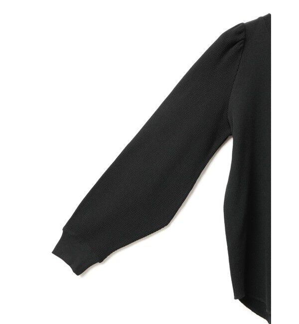 MARMARMAR「MARMARMAR パフスリーブワッフルプルオーバー」|Tシャツ・カットソー|