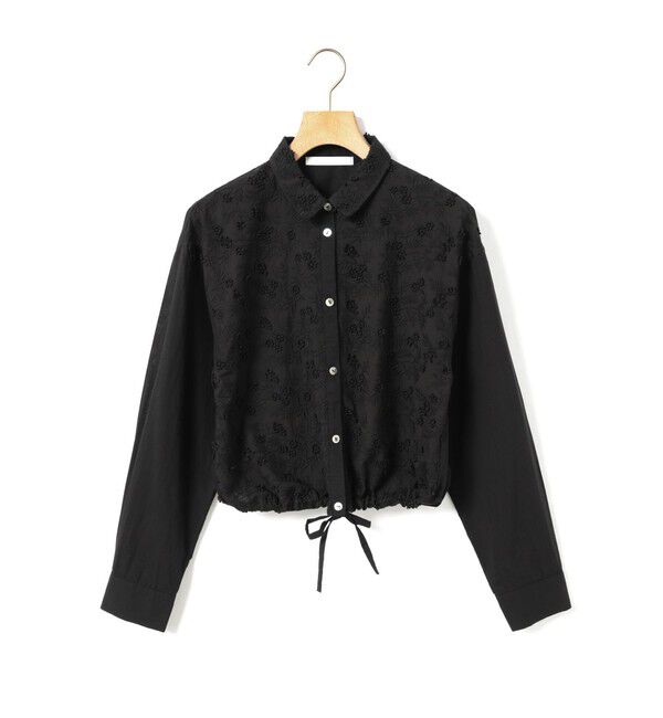 MARMARMAR「MARMARMAR レースコンビショートシャツ」|シャツ・ブラウス|
