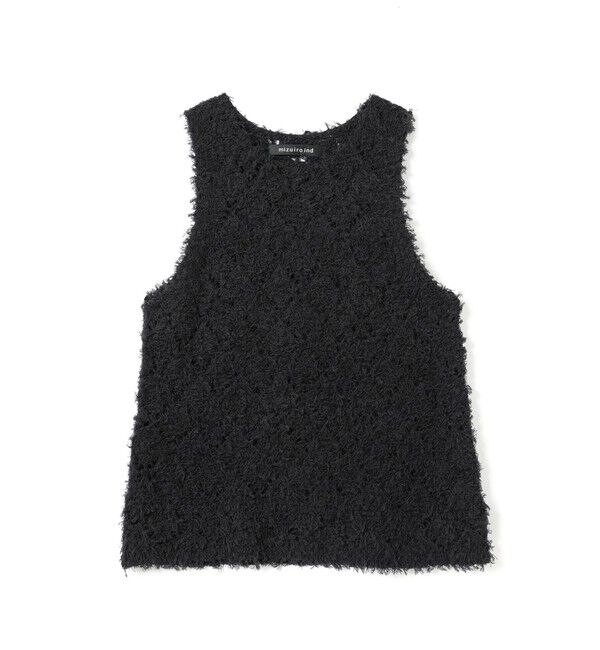 mizuiro ind「mizuiro ind パターンベスト」|ベスト・ジレ|ブラック