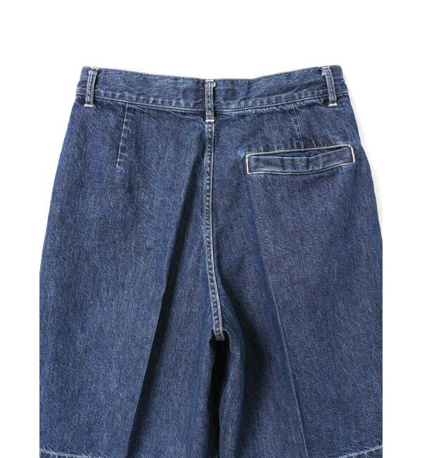 mizuiro ind「mizuiro ind デニムハーフパンツ(BLEACH)」|その他|