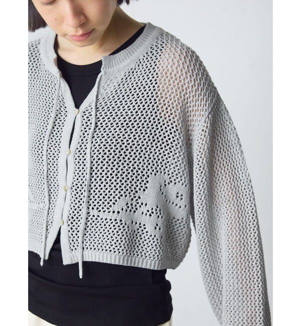 MidiUmi「MidiUmi ニードルワークカーディガン」|カーディガン|