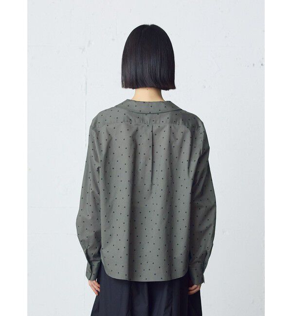 MidiUmi「MidiUmi フラットカラードットシャツ」|シャツ・ブラウス|