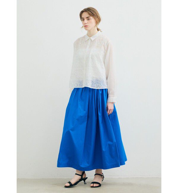 MARMARMAR「MARMARMAR レースワイドシャツ」|シャツ・ブラウス|