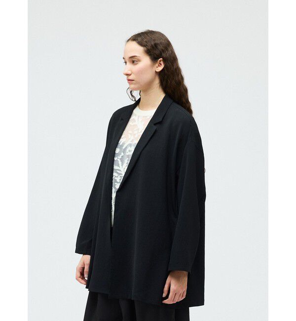 mizuiro ind「mizuiro ind テーラードシャツジャケット」|テーラードジャケット|