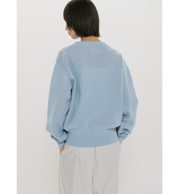 MIDIUMISOLID「MIDIUMISOLID for Ladies フラワージャカードプルオーバー」|ニット・セーター|