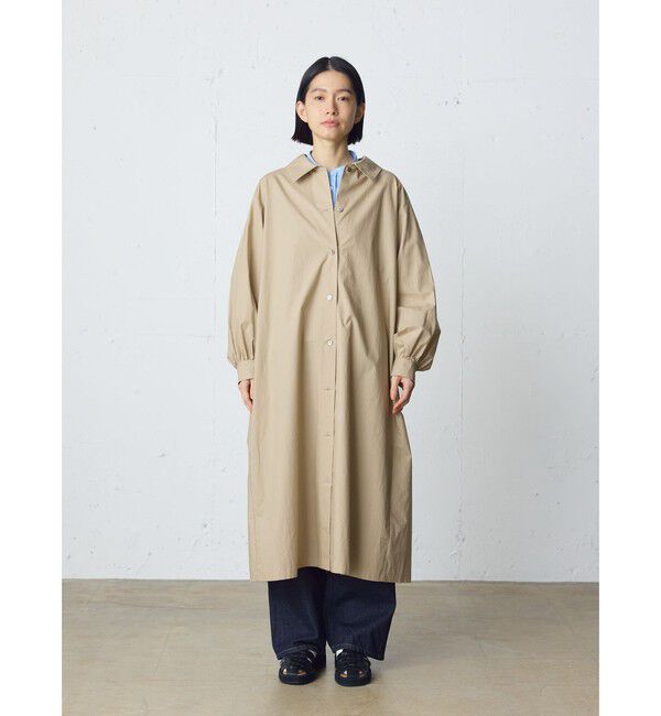 MidiUmi「MidiUmi ワイドバックギャザーシャツ」|シャツ・ブラウス|