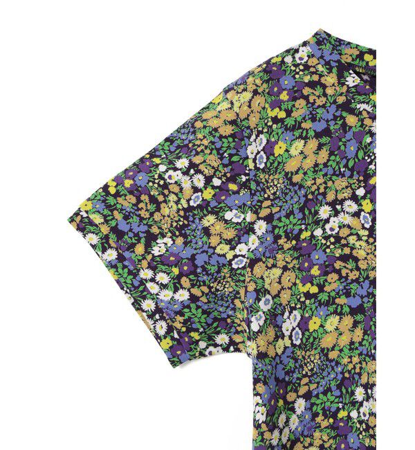 mizuiro ind「mizuiro ind フラワープリントTシャツ」|Tシャツ・カットソー|