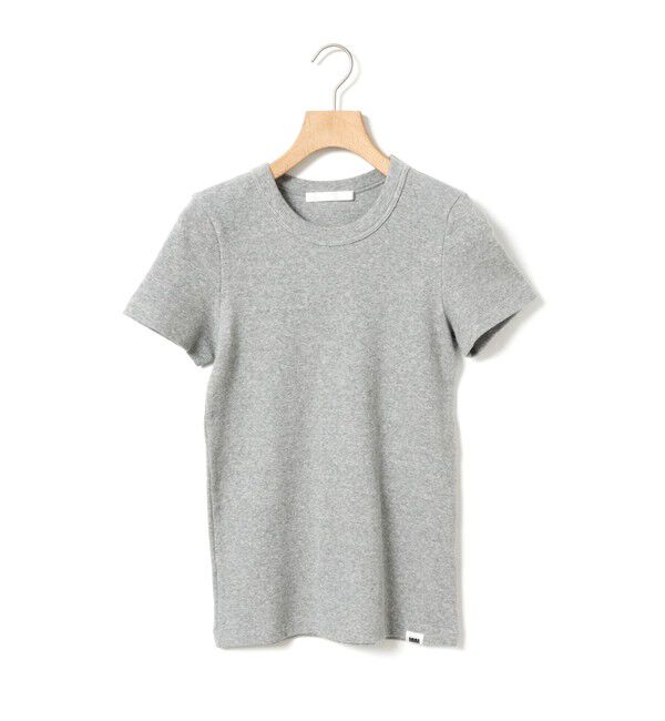 MARMARMAR「MARMARMAR ハーフスリーブリブTシャツ」|Tシャツ・カットソー|トップグレー