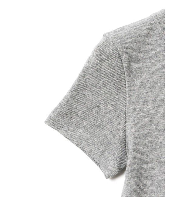 MARMARMAR「MARMARMAR ハーフスリーブリブTシャツ」|Tシャツ・カットソー|
