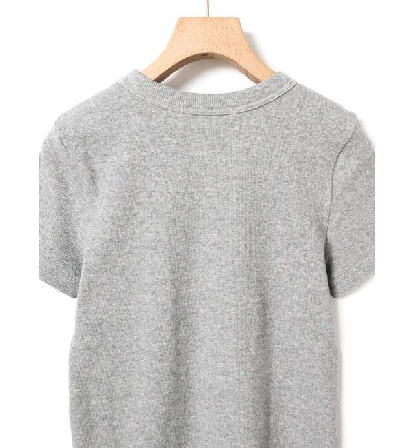 MARMARMAR「MARMARMAR ハーフスリーブリブTシャツ」|Tシャツ・カットソー|