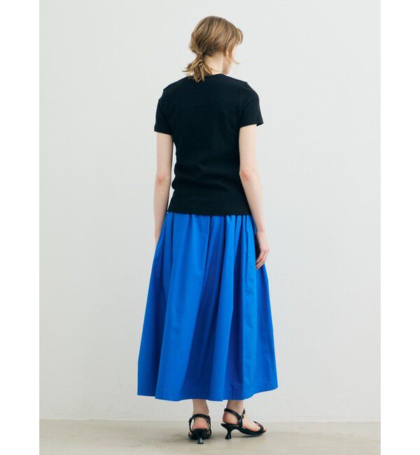 MARMARMAR「MARMARMAR ハーフスリーブリブTシャツ」|Tシャツ・カットソー|