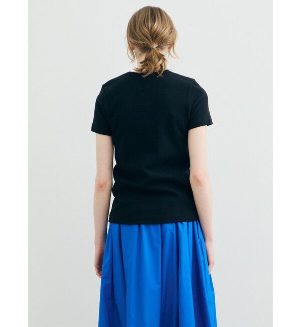 MARMARMAR「MARMARMAR ハーフスリーブリブTシャツ」|Tシャツ・カットソー|