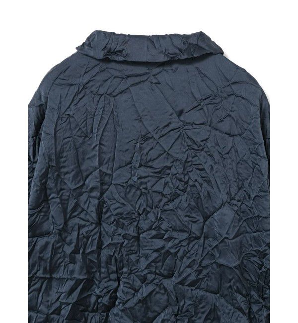 mizuiro ind「mizuiro ind ワッシャーハーフスリーブシャツ」|シャツ・ブラウス|