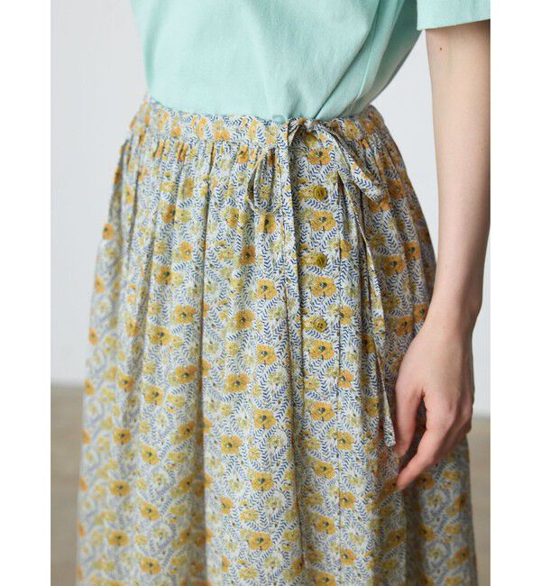 MidiUmi「MidiUmi リバティプリントファーマーズスカート」|スカート|