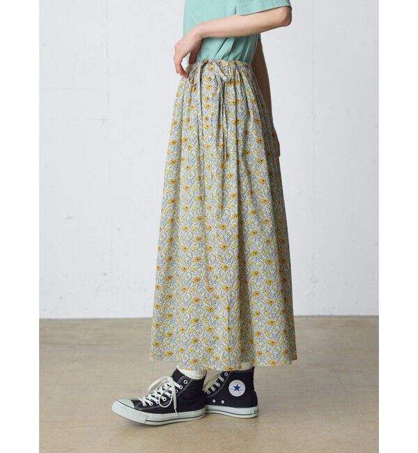 MidiUmi「MidiUmi リバティプリントファーマーズスカート」|スカート|
